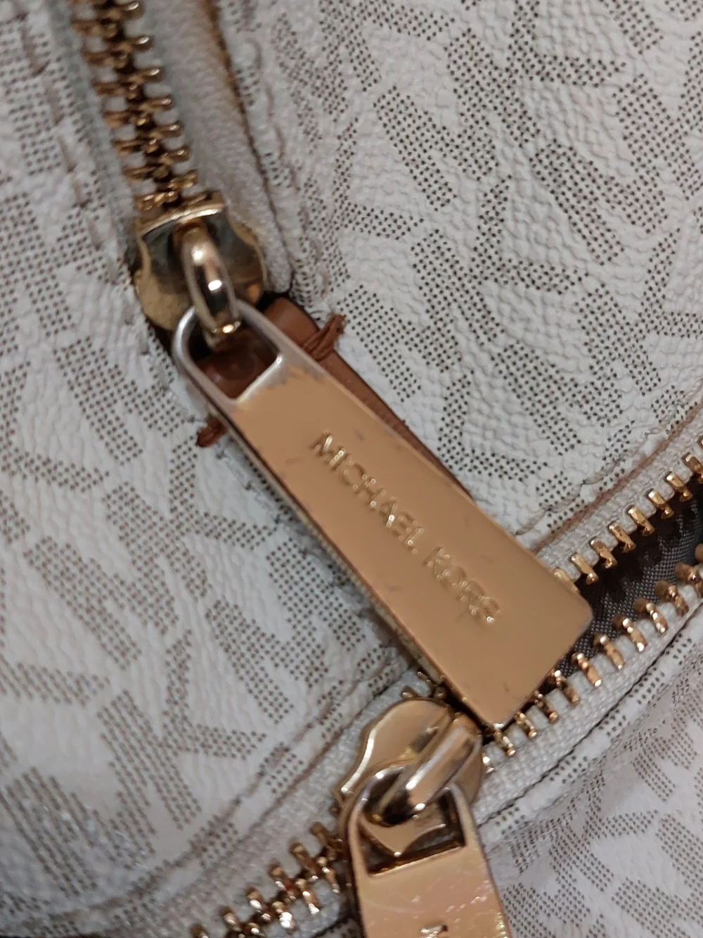 Michael Kors Jet Set Signature Vanilla Logo Backpack